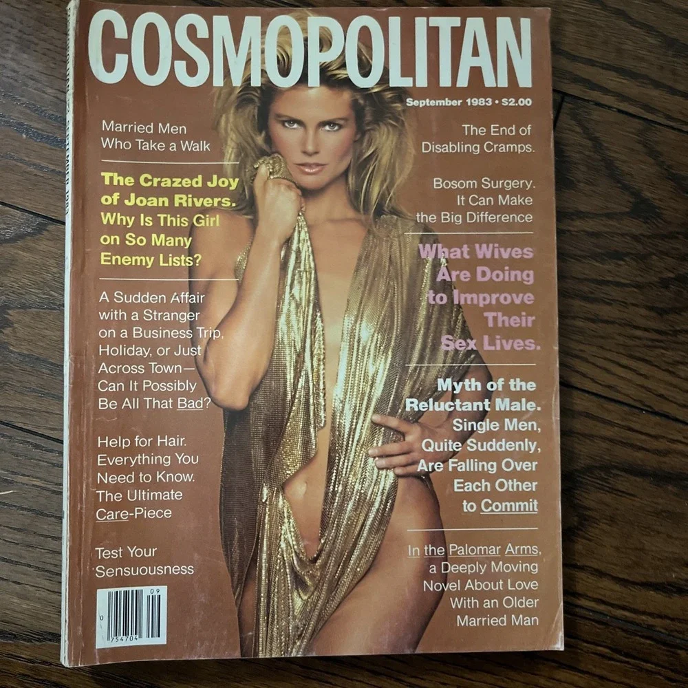 Cosmopolitan Magazine September 1983 Joan Rivers Tatum O'Neal Fashion Clothing